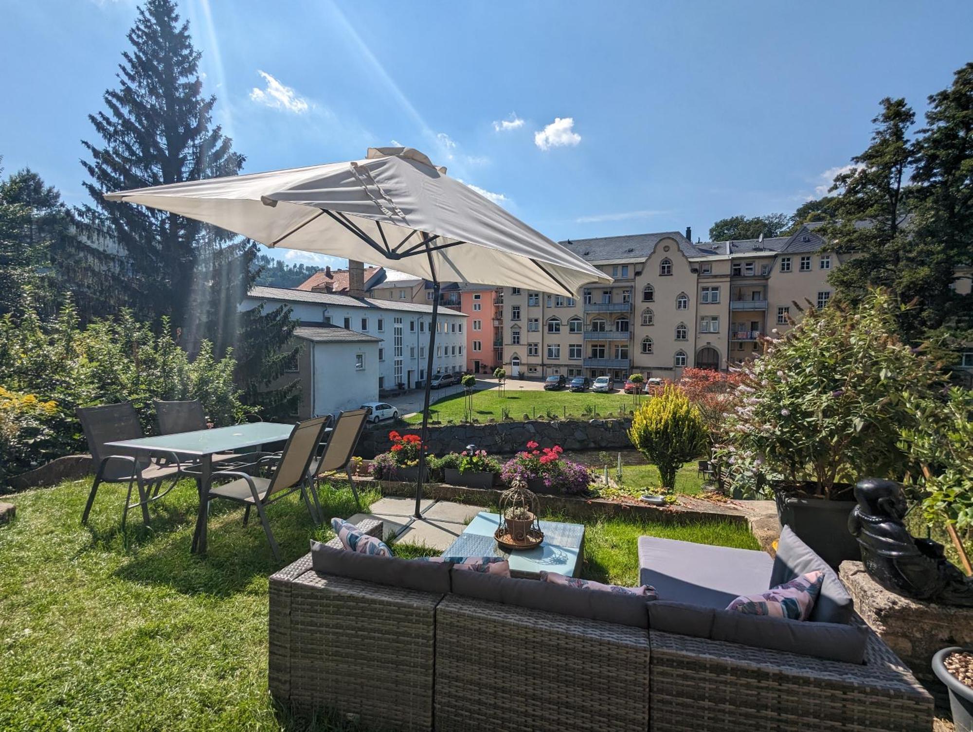 Hw2B - Urlaubsmagie - Wohlfuehlwohnung Mit Balkon, Pool, Sauna & Terrasse Sebnitz Zewnętrze zdjęcie