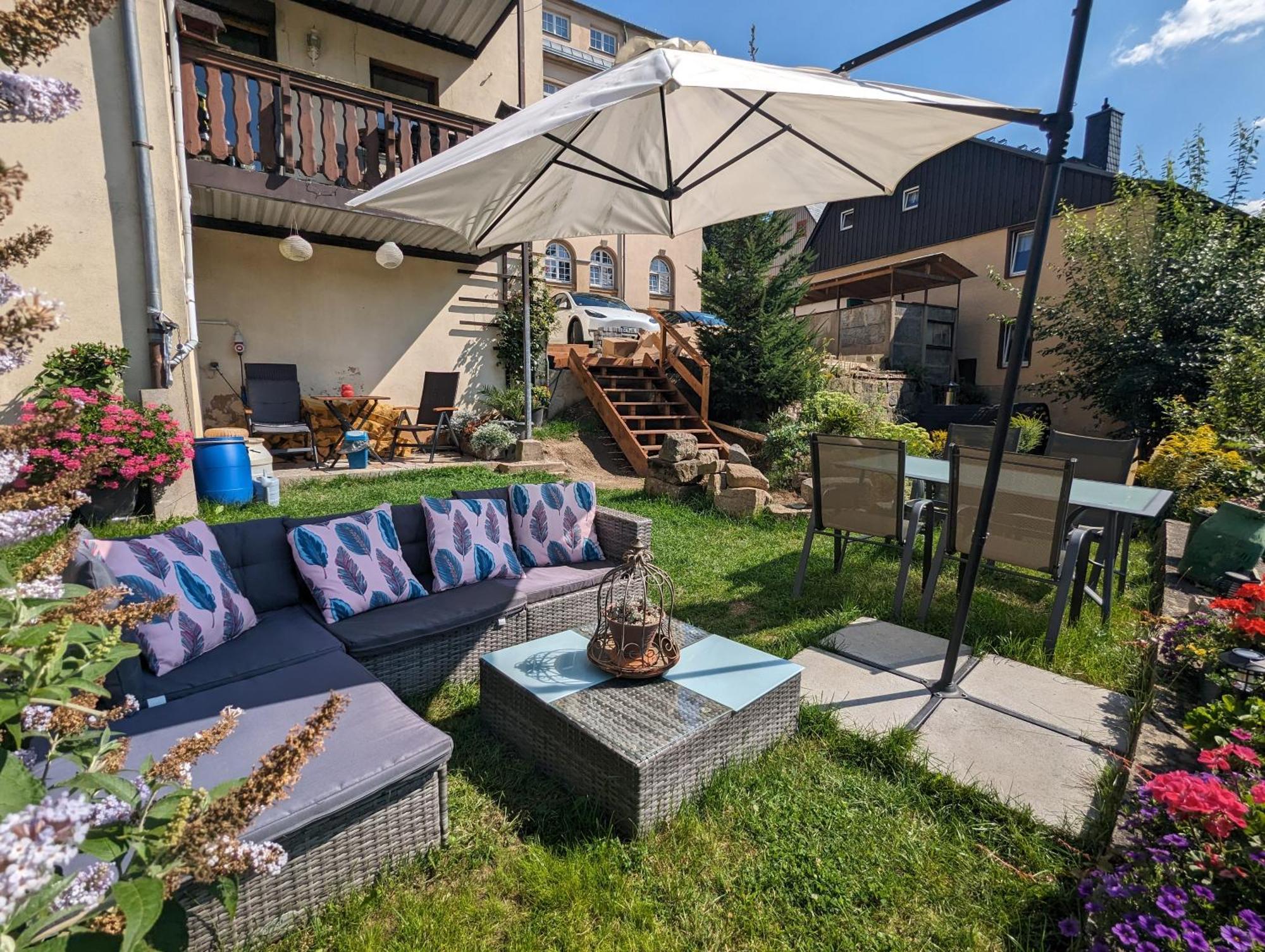Hw2B - Urlaubsmagie - Wohlfuehlwohnung Mit Balkon, Pool, Sauna & Terrasse Sebnitz Zewnętrze zdjęcie