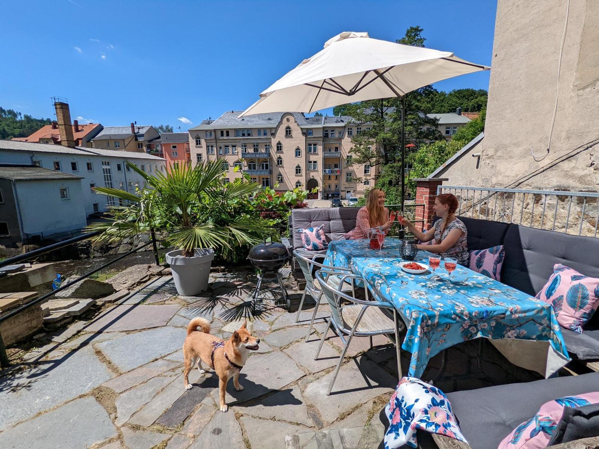 Hw2B - Urlaubsmagie - Wohlfuehlwohnung Mit Balkon, Pool, Sauna & Terrasse Sebnitz Zewnętrze zdjęcie