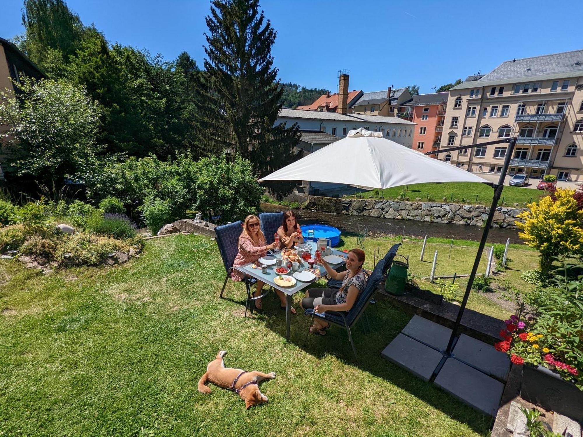 Hw2B - Urlaubsmagie - Wohlfuehlwohnung Mit Balkon, Pool, Sauna & Terrasse Sebnitz Zewnętrze zdjęcie
