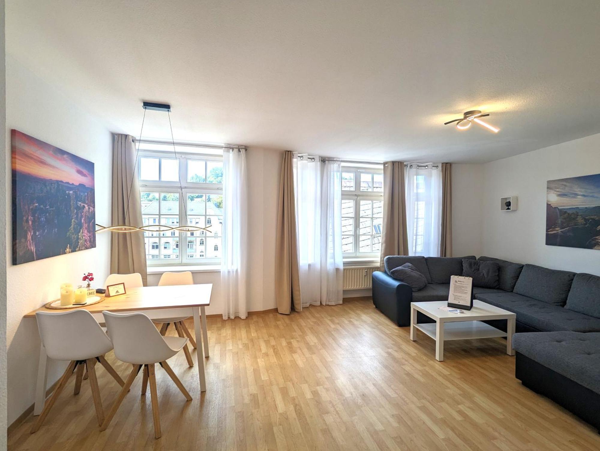 Hw2B - Urlaubsmagie - Wohlfuehlwohnung Mit Balkon, Pool, Sauna & Terrasse Sebnitz Zewnętrze zdjęcie
