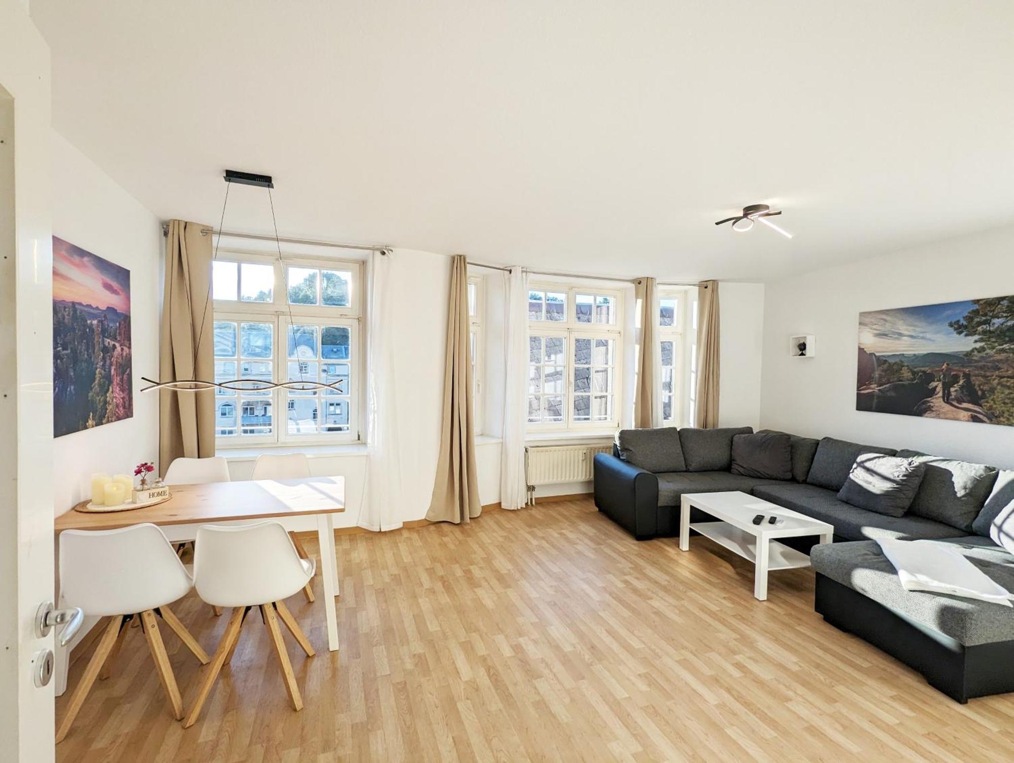 Hw2B - Urlaubsmagie - Wohlfuehlwohnung Mit Balkon, Pool, Sauna & Terrasse Sebnitz Zewnętrze zdjęcie