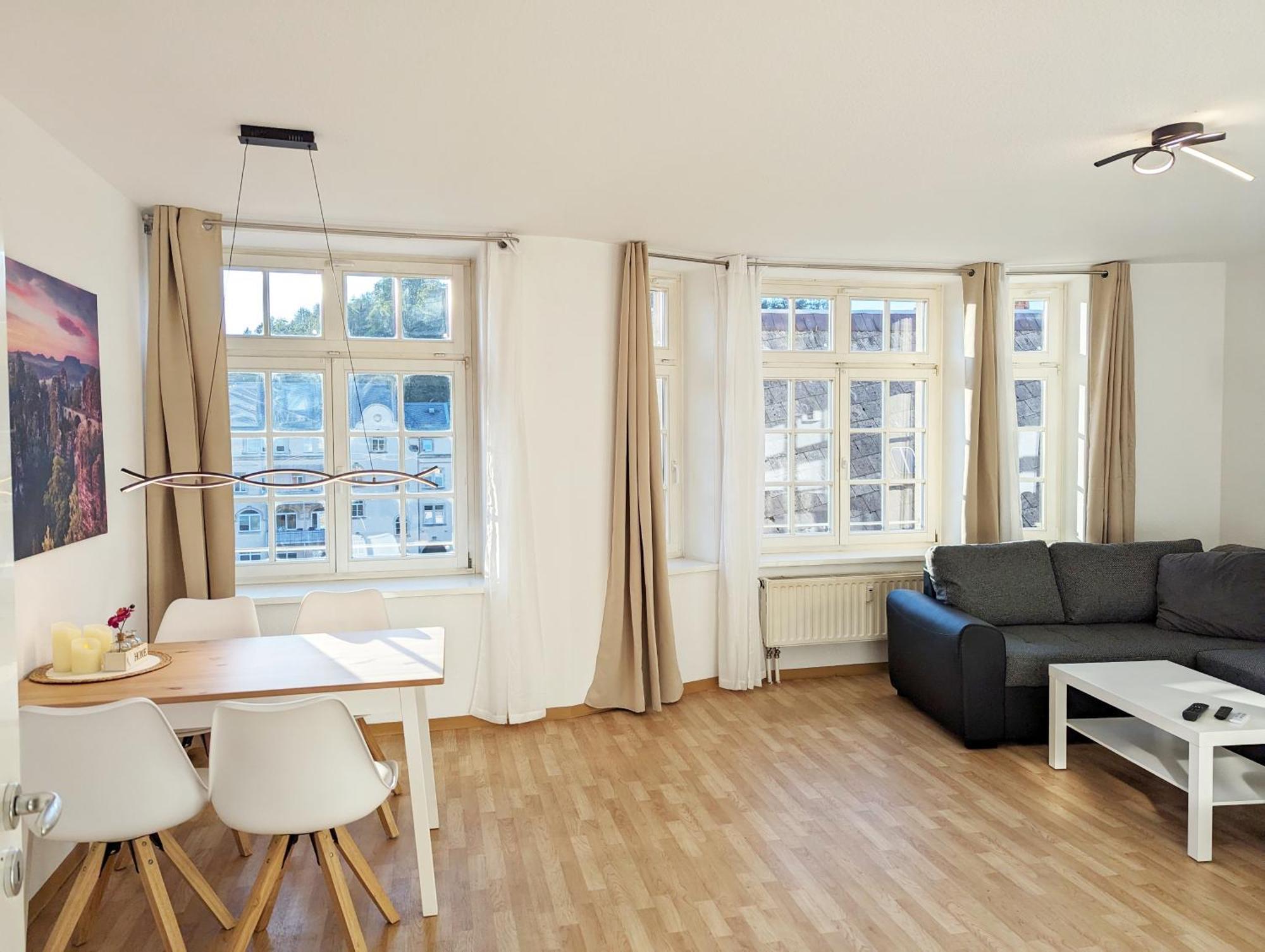 Hw2B - Urlaubsmagie - Wohlfuehlwohnung Mit Balkon, Pool, Sauna & Terrasse Sebnitz Zewnętrze zdjęcie
