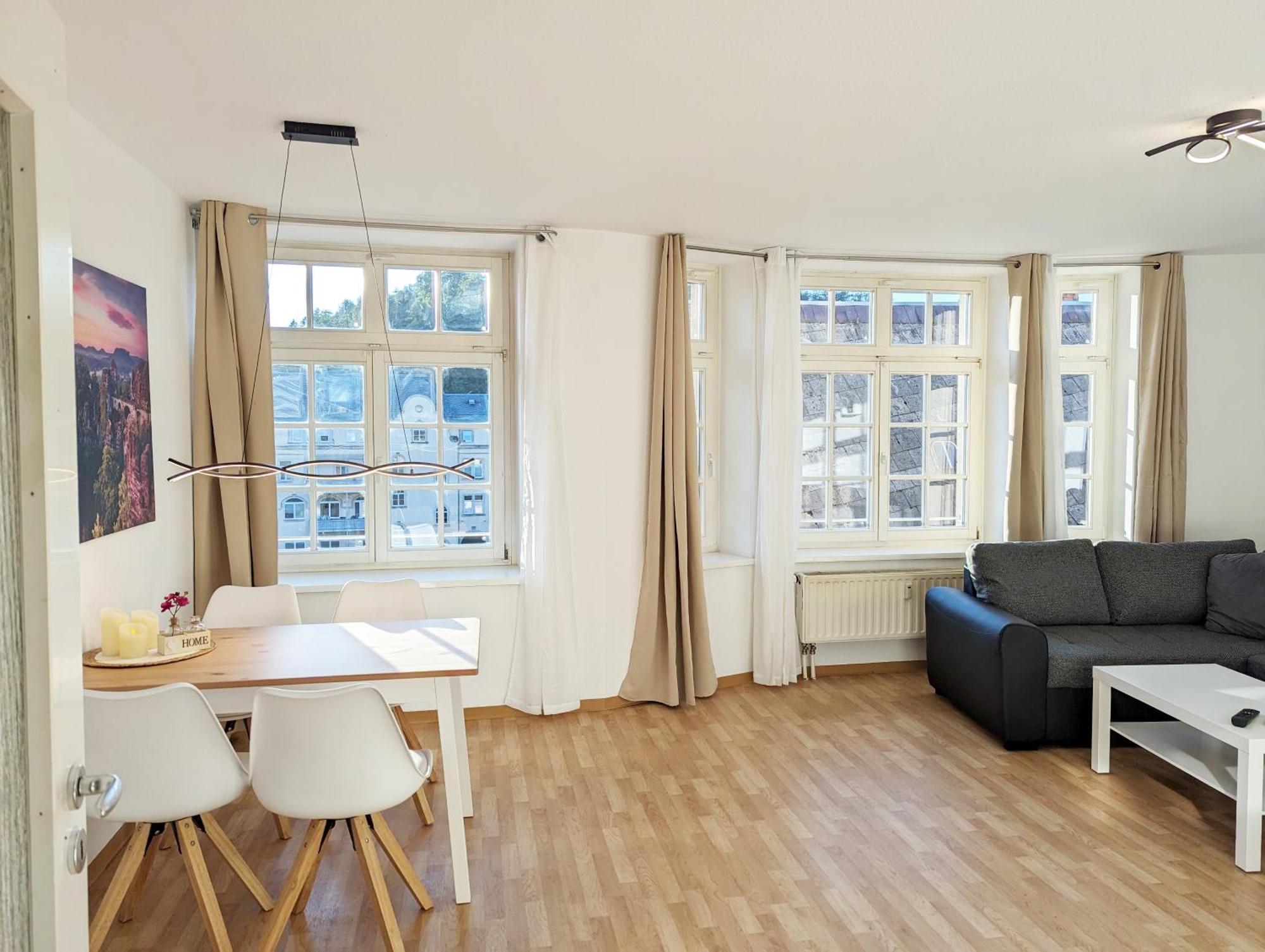 Hw2B - Urlaubsmagie - Wohlfuehlwohnung Mit Balkon, Pool, Sauna & Terrasse Sebnitz Zewnętrze zdjęcie